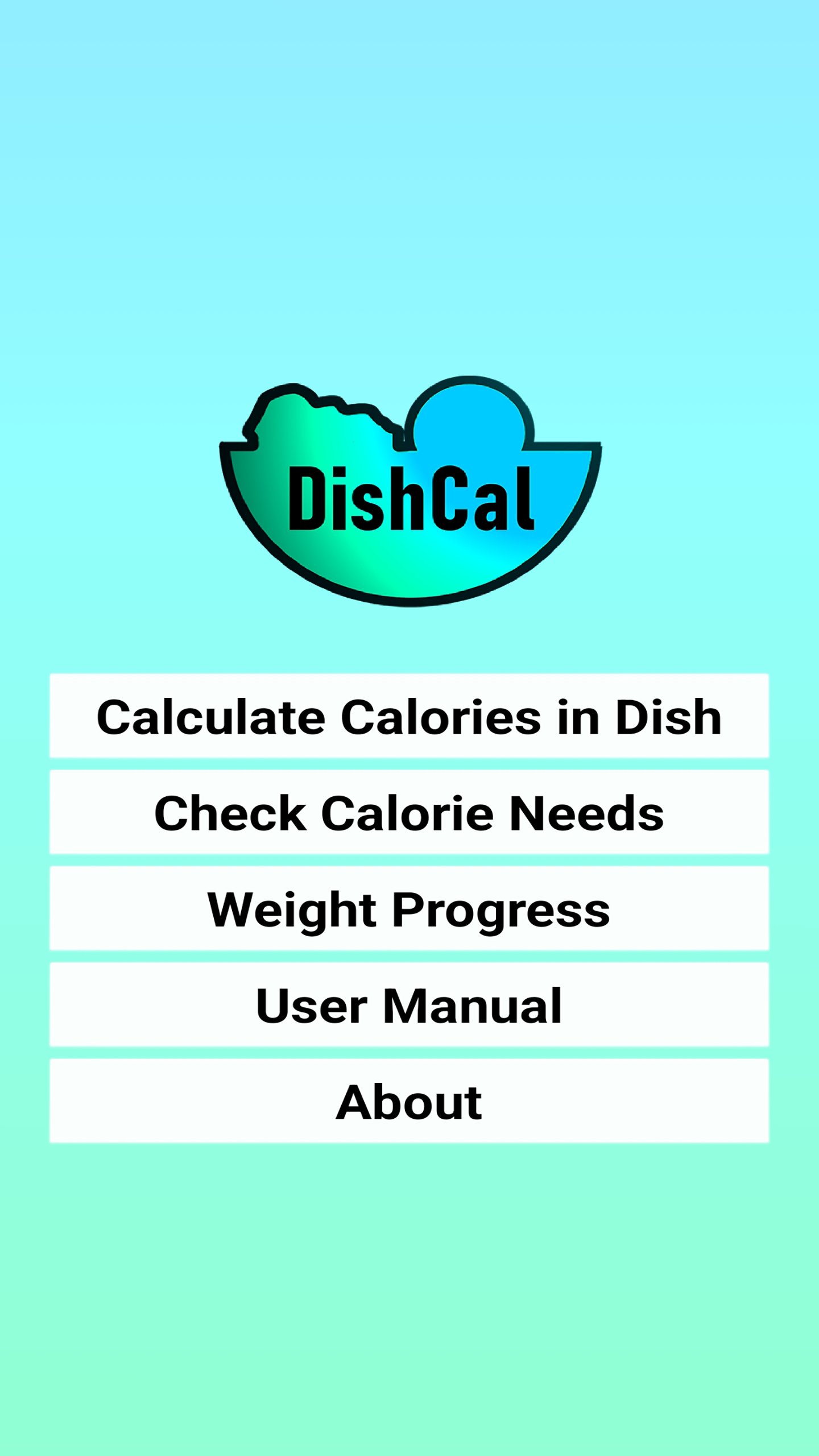 DishCal Screenshot