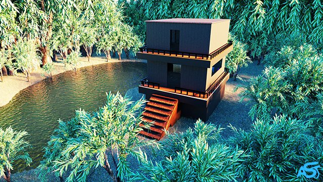 House In The Forest - 3D Animation by Ali Soltanian Fard Jahromi